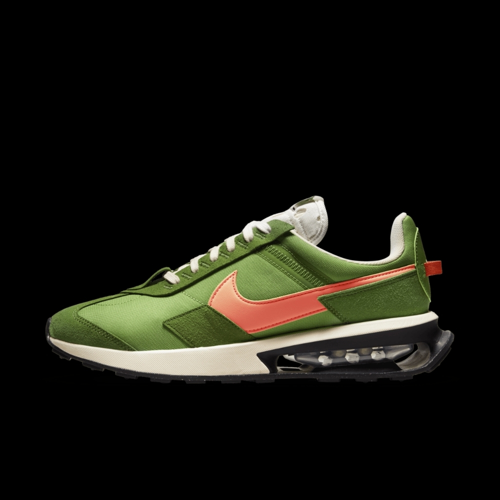 Green and Red Athletic Sneakers